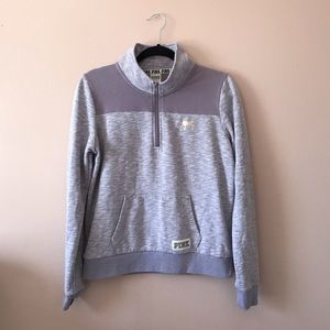 Like New PINK Quarter Zip Sweater in Lavender